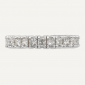 Anello ABPR-02D Gr 6,20 in oro bianco 18 Kt