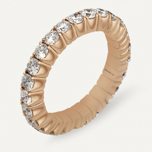 Anello ARCL-03D Gr 4,90 in oro rosa 18 Kt