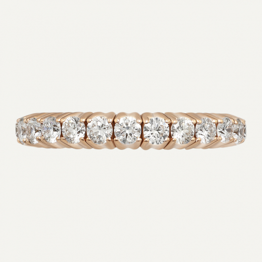 Anello ARCL-03D Gr 4,90 in oro rosa 18 Kt 2