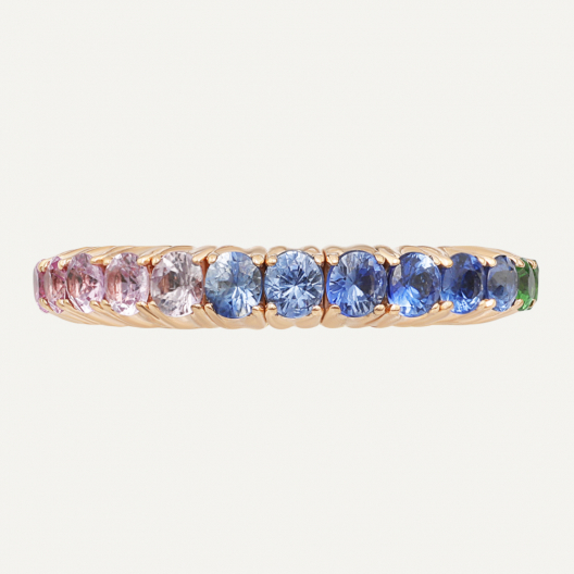 Anello ARCL-03ZMT Gr 5,20 in oro rosa 18 Kt 2