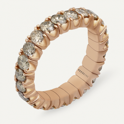 Anello ARCL-04BW Gr 4,60 in oro rosa 18 Kt
