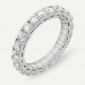 Anello AB1101-04D Gr 4,10 in oro bianco 18 Kt