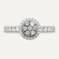 Anello AB5375D Gr 5,70 in oro bianco 18 Kt